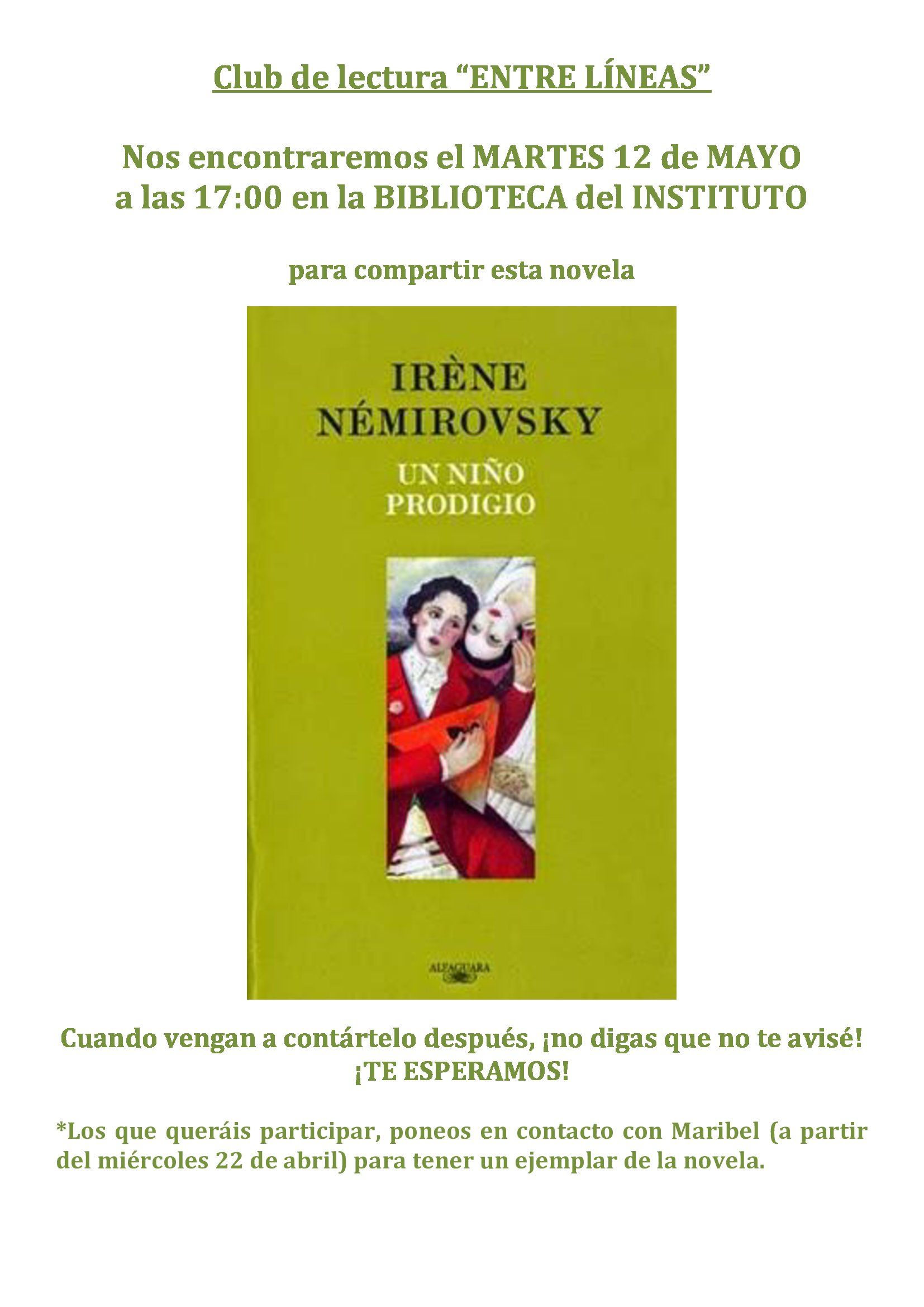 cartel ni o prodigio